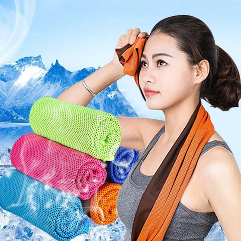Быстрое охлаждающее спортивное полотенце из микрофибры быстросохнущее ледяное s