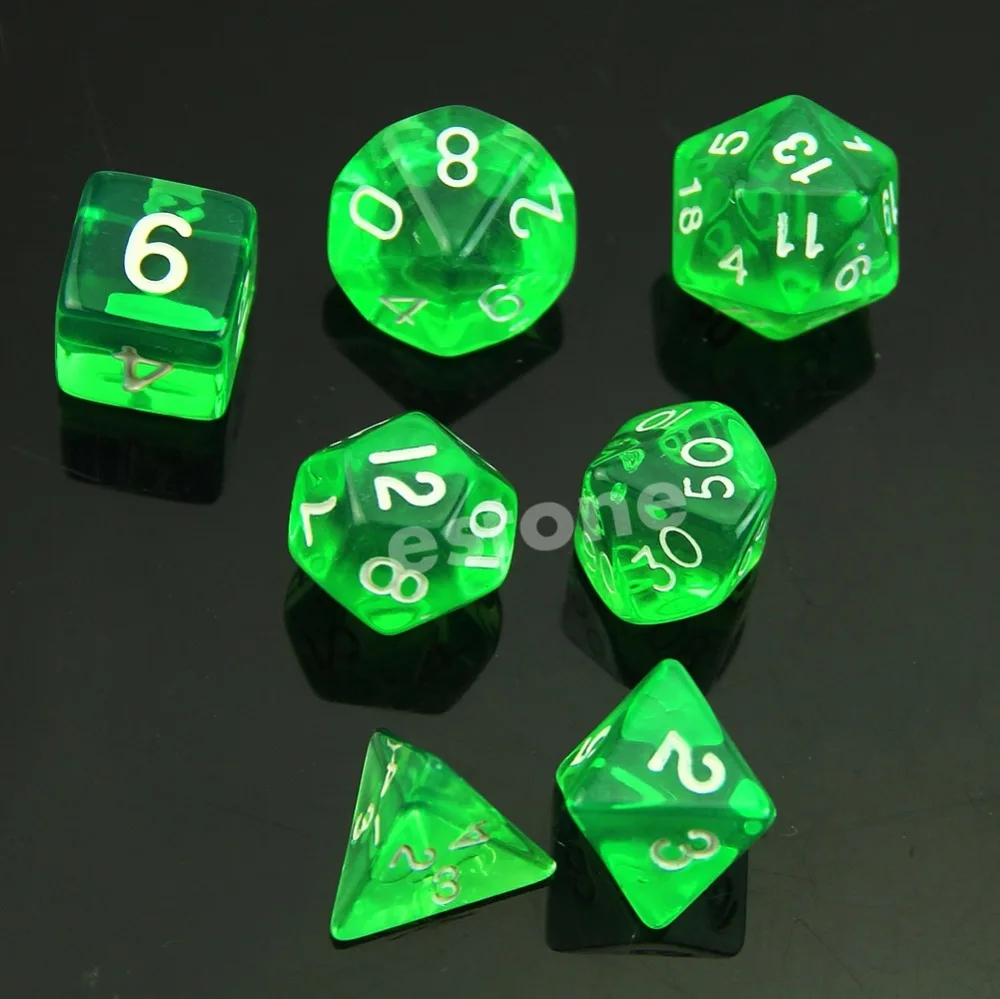 Бесплатная доставка мульти сторонний Die D4 D6 D8 D10 D12 D20 MTG RPG D & DND настольная игра