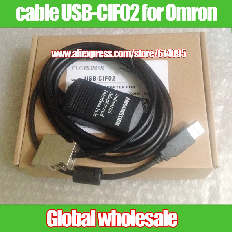 Кабель для программирования ПЛК USB-CIF02 OMRON/USB-CIF02 использовать CPM1/CPM1A/2A/CQM1/C200HS/ c200HX/hg