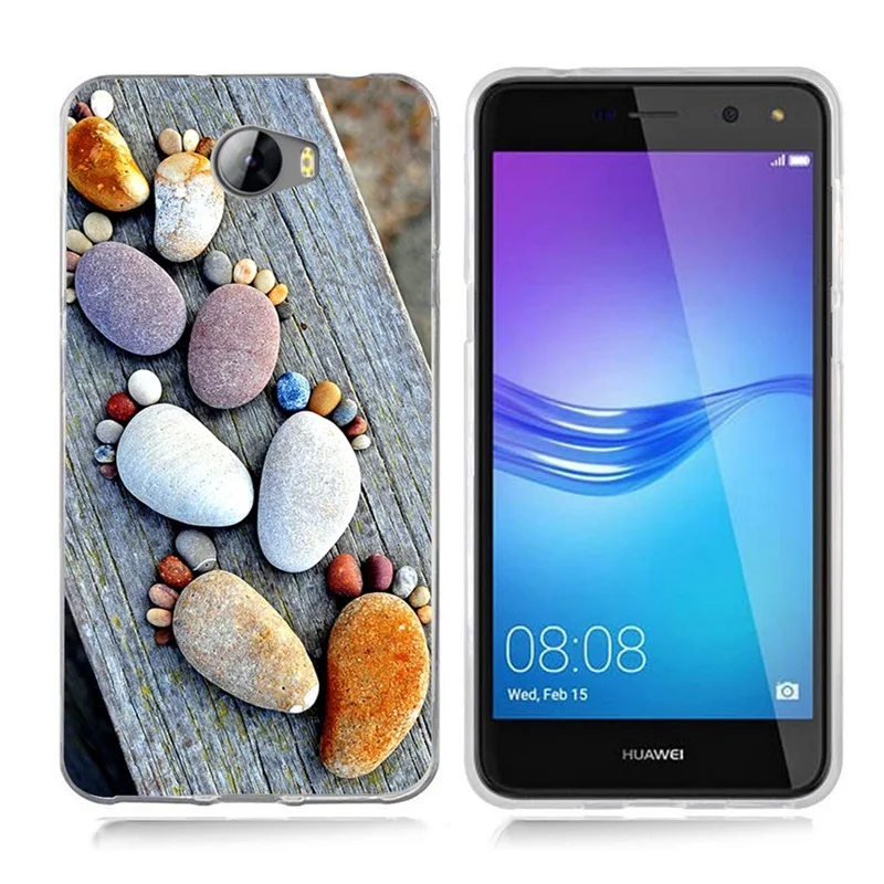 Цветной Мягкий силиконовый чехол для Huawei Y5 ii Y5ii/5A LYO-L21/Y6 II Compact A003 |