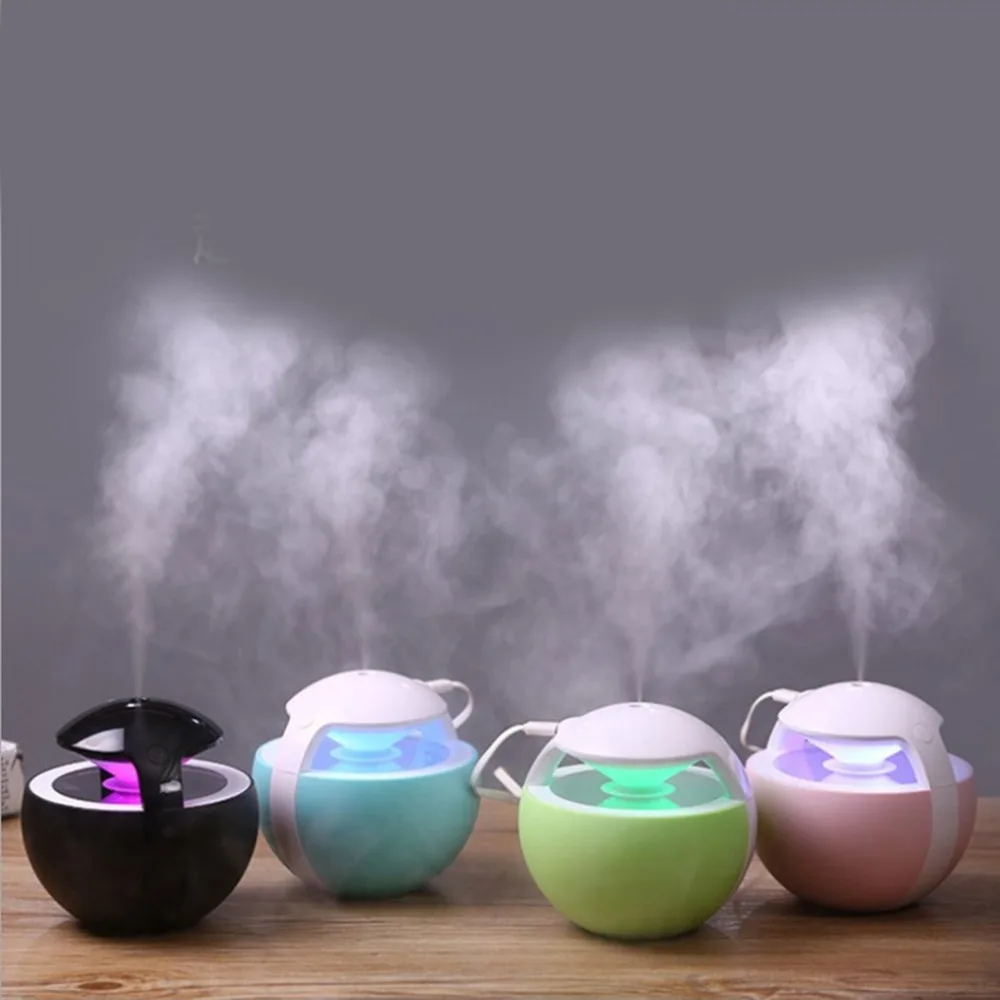 Портативный USB увлажнитель воздуха диффузор эфирного масла с красочным