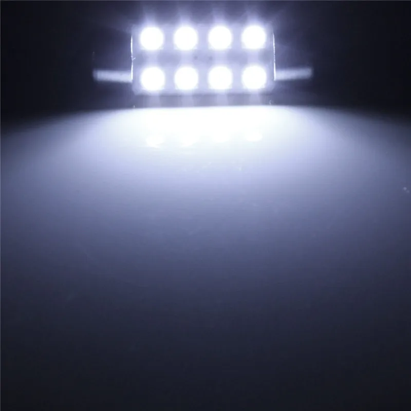 10 шт./лот 31 мм 36 39 41 1210 3528 8 SMD светодиодная автомобильная лампа для салона