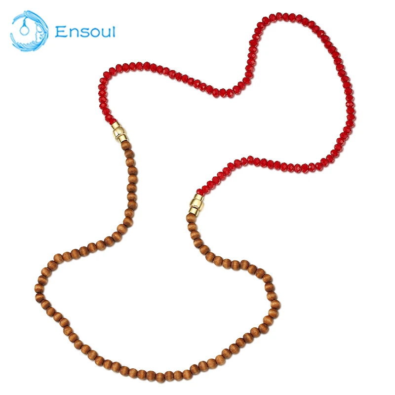 Фото Ensoul новый дизайн бусы Красивая Красная Удача кисточка ожерелье - купить