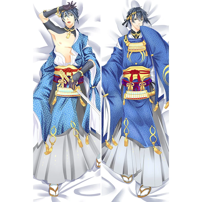 Хит японского аниме декоративная подушка для тела Чехол Touken Ranbu Online Mikazuki Munechika