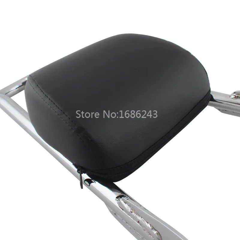 New Steel Luggage Sissy Bar Passenger Backrest Fits For Harley Sportster 1200 883 Chrome |