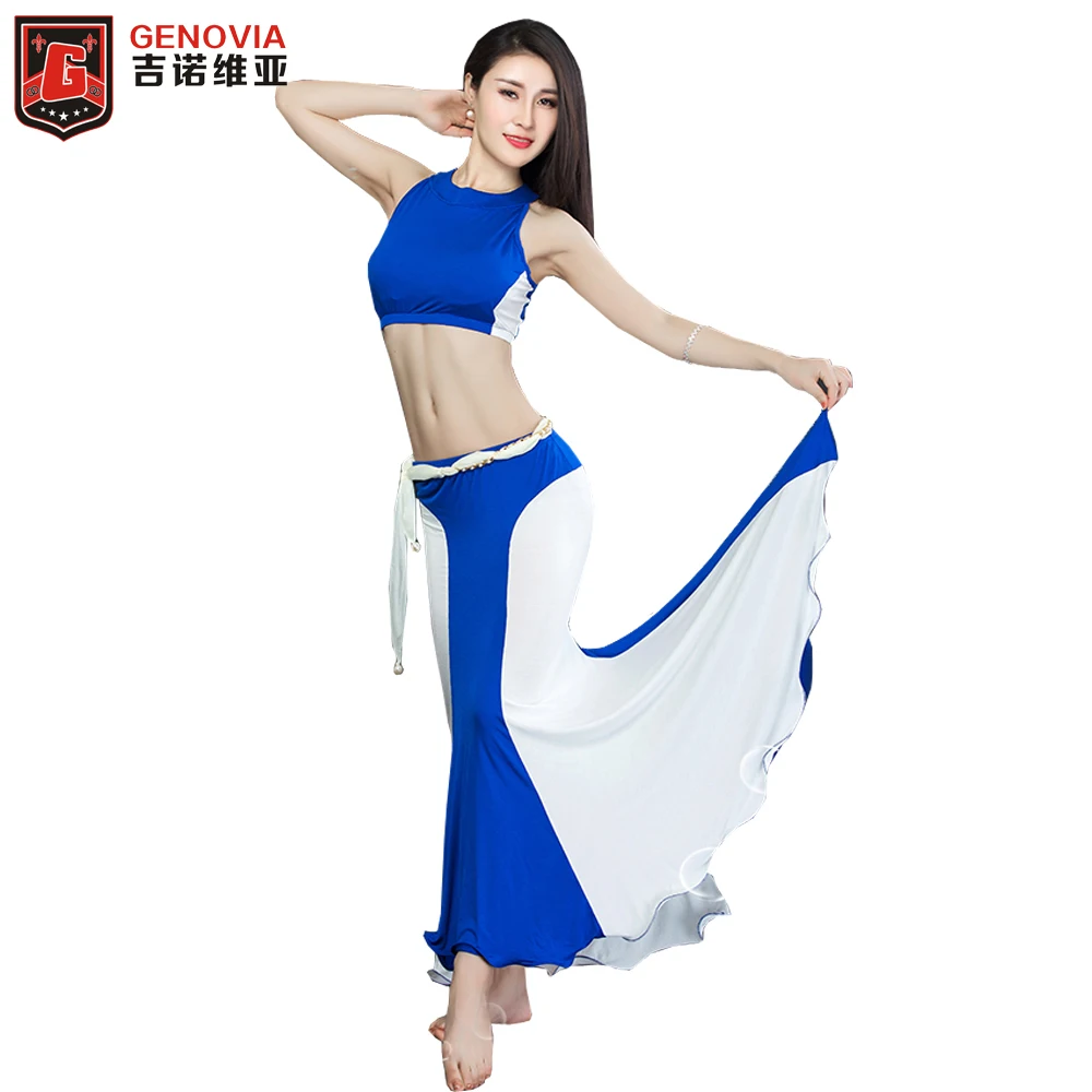 

Time-limited Women New Arrival Womens For Oriental Belly Dance Costumes Set Club Stage 2pcs Top&long Skirt Dress Colour 3