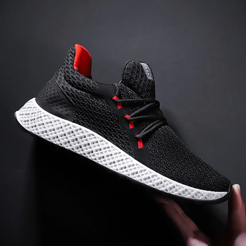 2020 New Mesh Men Casual Shoes Lac-up Lightweight Comfortable Breathable Walking Sneakers Tenis Feminino Zapatos | Обувь