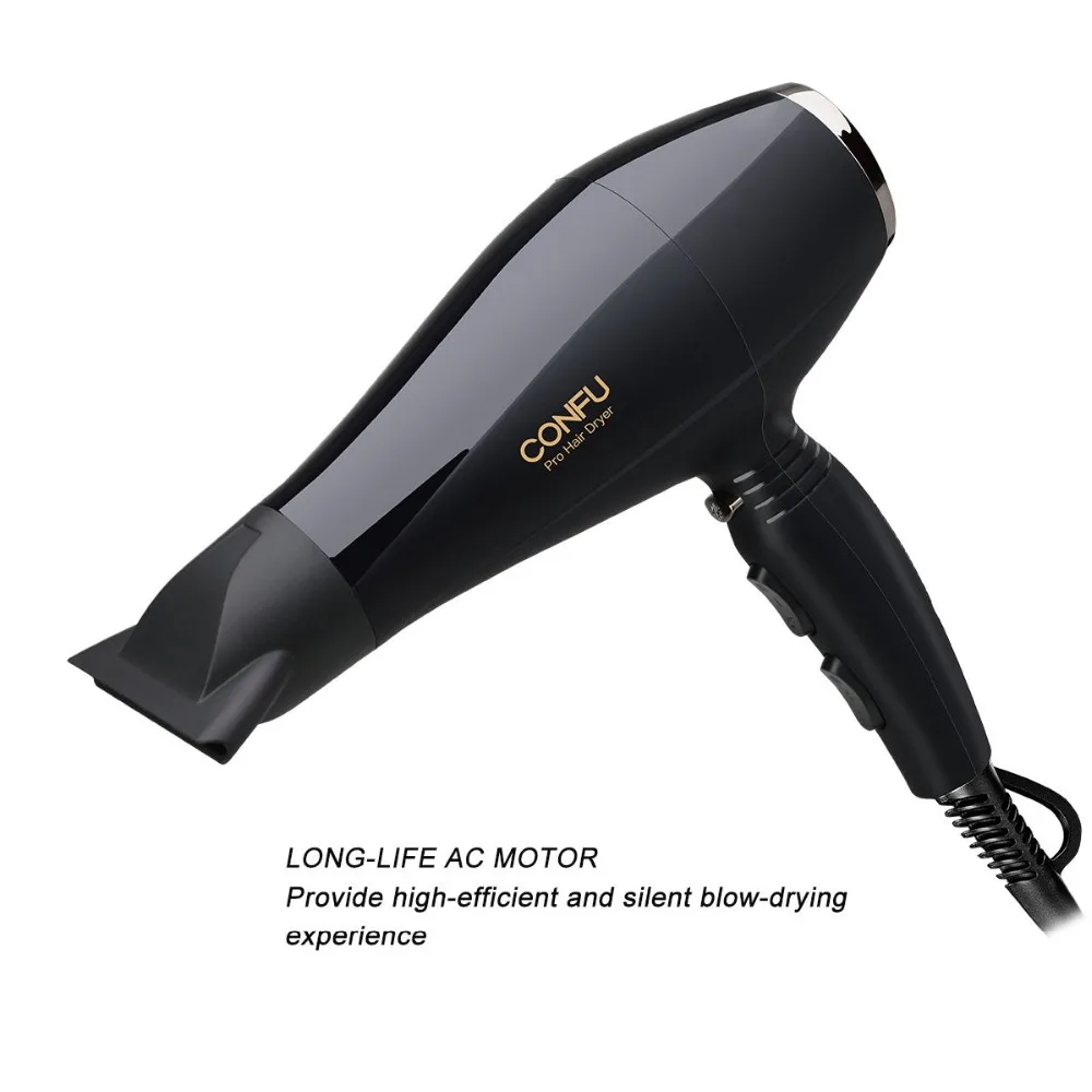 CONFU 2 скорости и 3 Тепловые настройки Фен 220-240 В 50 Гц 2000-2300 Вт ручной фен специальная