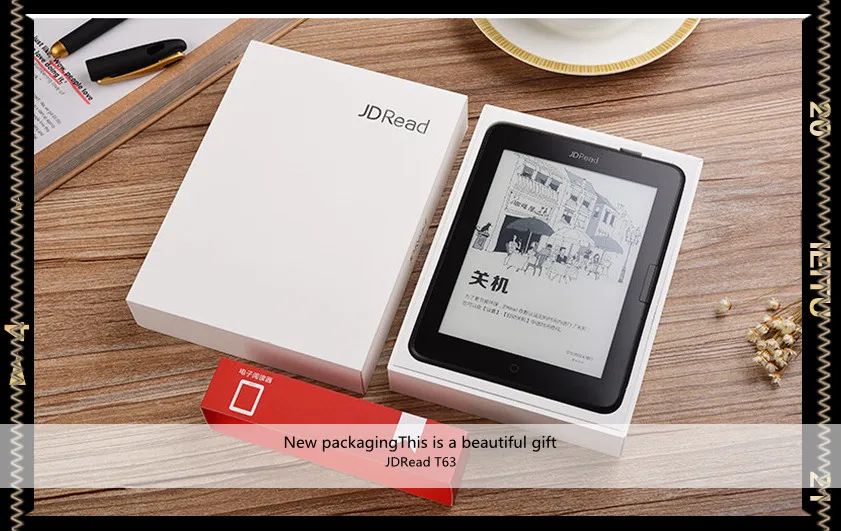 Электронная книга reader Новый продукт JDRead Reader t63 электронная 300ppi памяти 8G 6 дюймов