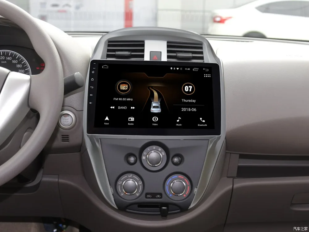 4G LTE Android 8 1 Автомобильный gps мультимедийный видео радио плеер в тире для Nissan new Versa