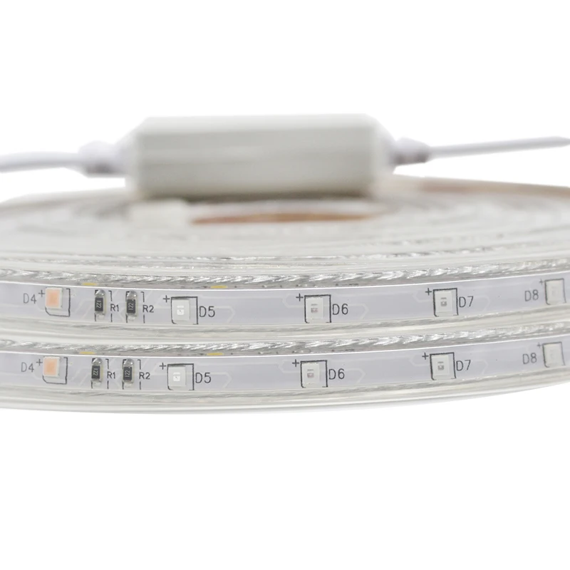 Laimaick светодиодный светильник AC220V SMD2835 цветной с контроллером светодиодный светильник многоцветный IP67 Водонепроницаемый светодиодный гибкий скотч