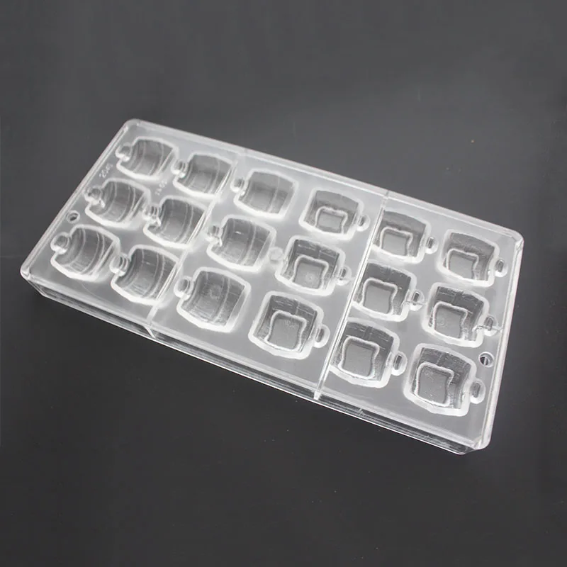 Горячая продажа 3D форма пивной бочки шоколадная из поликарбоната пивная бочка