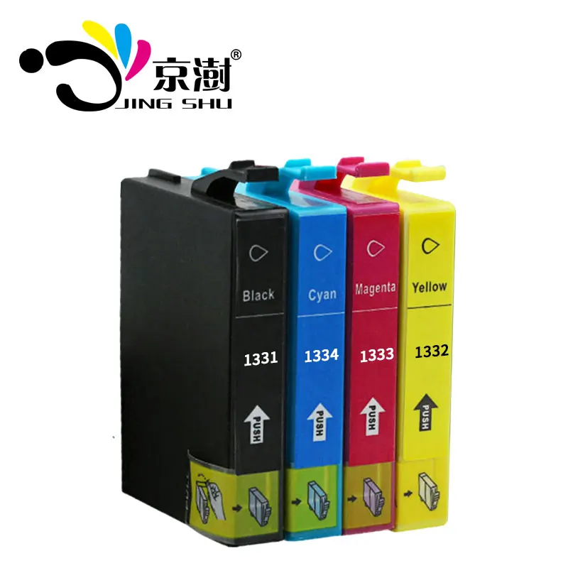 4 шт. совместимый чернильный картридж T1331 T1332 T1333 T1334 для Epson Stylus Office TX235W TX320F TX420W TX430W