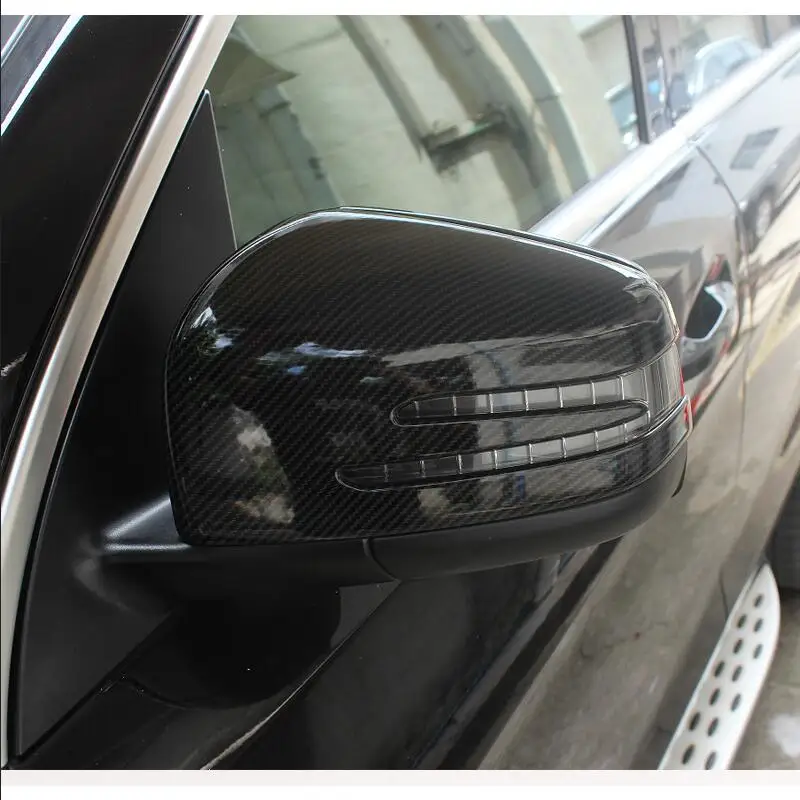 Чехол накладка на зеркало заднего вида для Mercedes Benz W166 ML GLE C292 X166 GL GLS|car styling|carbon fiber