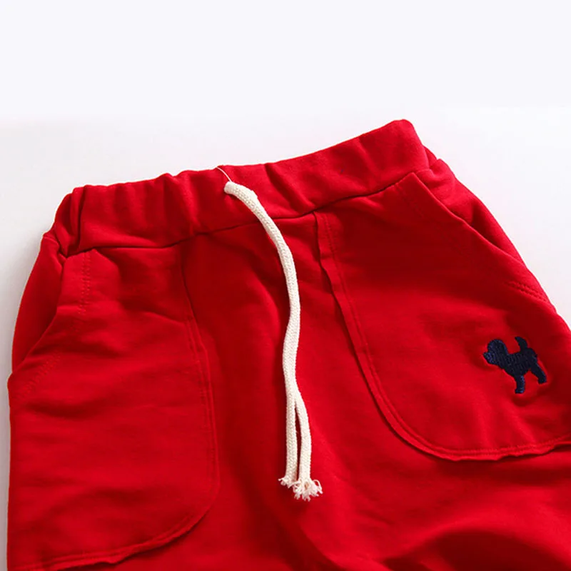 Модные От 2 до 7 лет Детские хлопковые шаровары брюки для маленьких мальчиков и