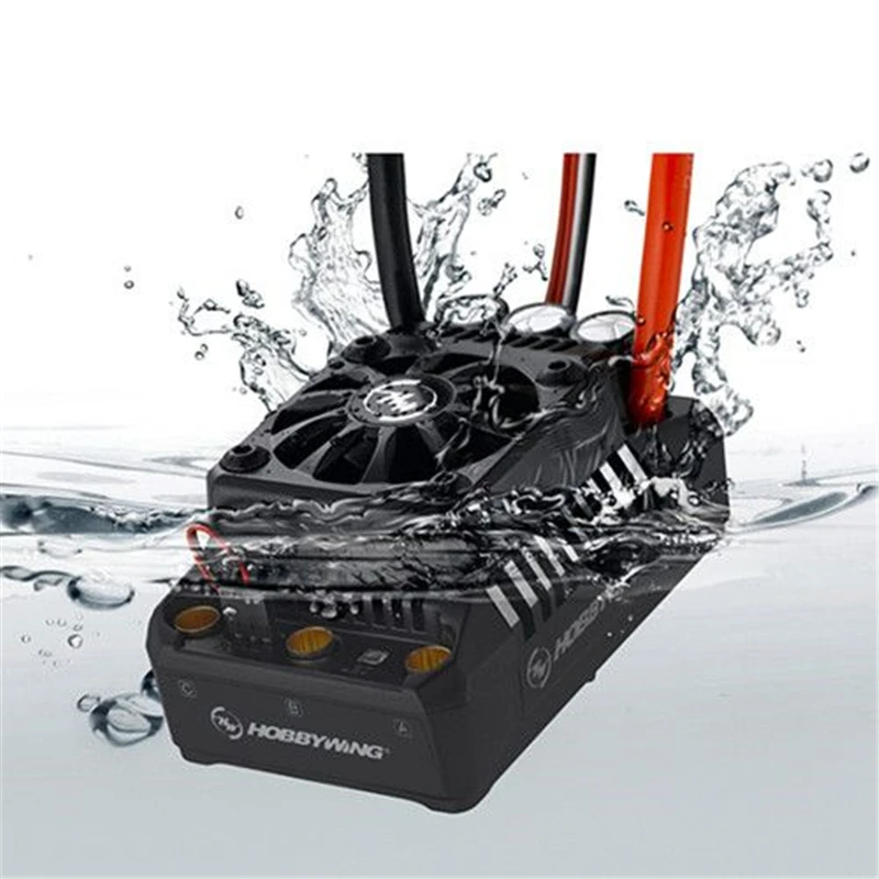 

Hobbywing EzRun Max5 V3 200A Регулятор Скорости Водонепроницаемый бесщеточный ESC для 1/6 1/5 RC автомобиля