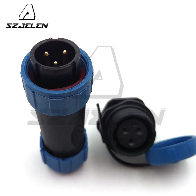 Тип SP17 3 контактный проводной разъем вилки и розетки автомобильный