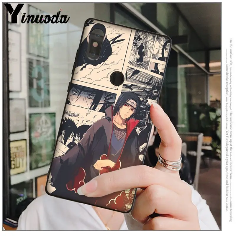 Yinuoda японский аниме My Hero academic цельный черный чехол из ТПУ для телефона Redmi 5 plus Note