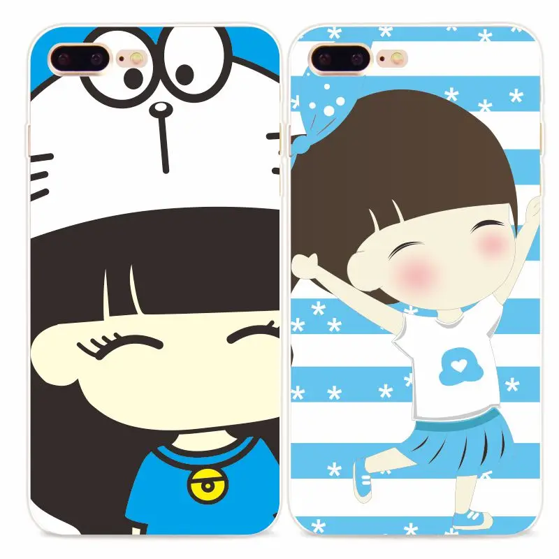 Милый Мультфильм Case Для iPhone 5s SE 6 s 7 Плюс плюс Мягкий Гель Гибкая ТПУ Телефон Сумка
