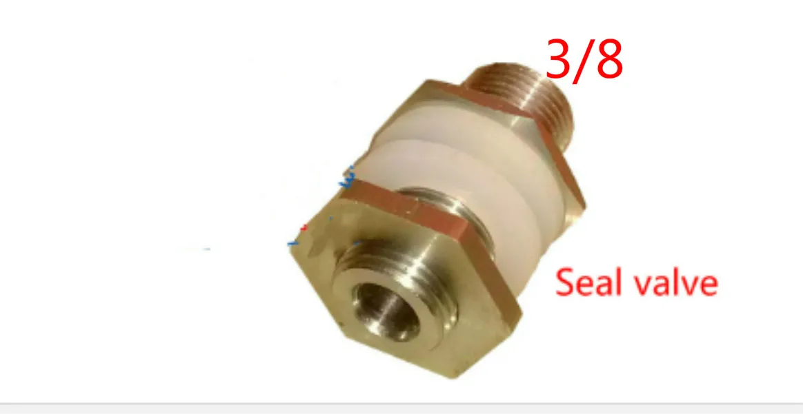 Бесшовный компактный шаровой клапан 3/8 дюйма из нержавеющей стали с зазубриной