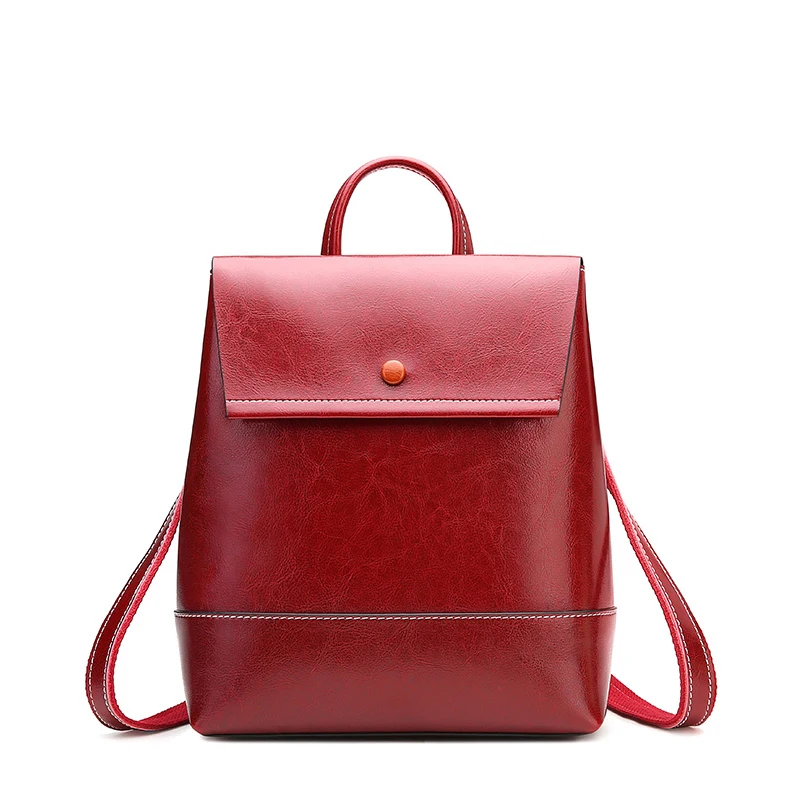 2019 Новый женский рюкзак из натуральной кожи модные дизайнерские женские умные
