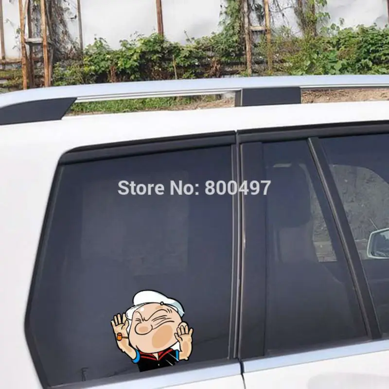 Новейший автомобильный Стайлинг Забавные футболки с УДАРА стекло автомобиля