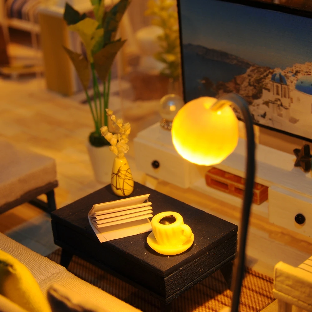 Кукольный дом ручной работы мебель Miniatura Diy кукольные домики миниатюрный кукольный домик деревянные игрушки для детей Взрослые подарок на день рождения