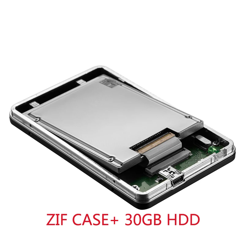 Zheino ZIF/CE USB 2.0 hdd1.8 &quotПортативный внешний жесткий диск 30 ГБ с (из металла)|external hard disk