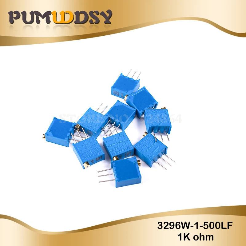 10 шт. 3296W-1-102LF 3296W 1K ohm 102 3296W-1-102 3296W-102 W102 Подстроечный резистор подстроечный потенциометр