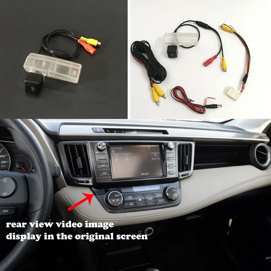 Для Toyota RAV4 RAV 4 XA40 2013 ~ 2016 / RCA и оригинальный экран совместимый с камерой заднего