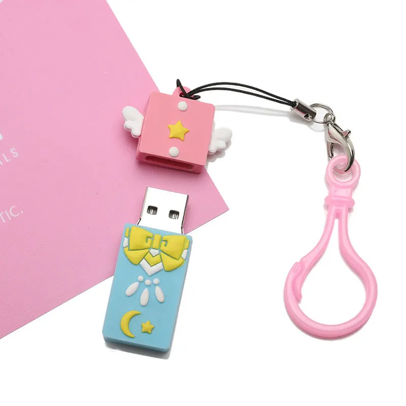 Высокоскоростной милый USB флеш накопитель в стиле Аниме Сакура| |