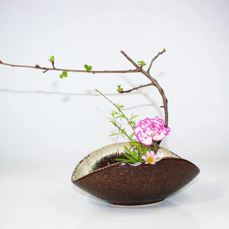 Креативная элегантная ваза с японским цветочным рисунком Ikebana настольный