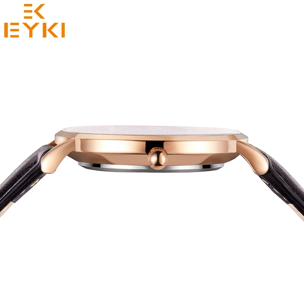 EYKI Luxury Dress Women Watches Ultra Thin Waterproof WristWatch Quartz Movement uhr Female Clock Watch relogio feminino
