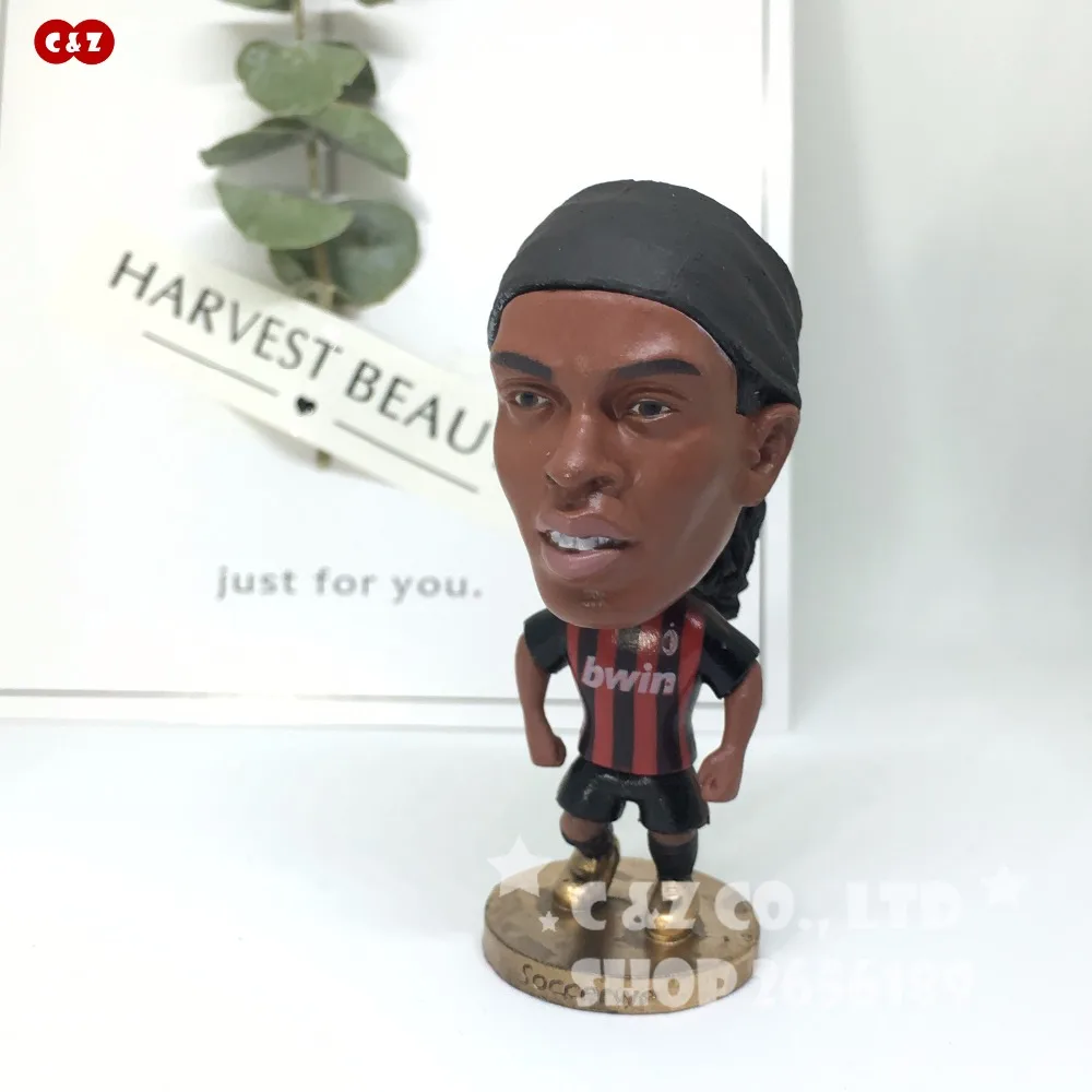 Футбольные Звезды A Ronaldinho классические подвижные суставы модель из смолы игрушка