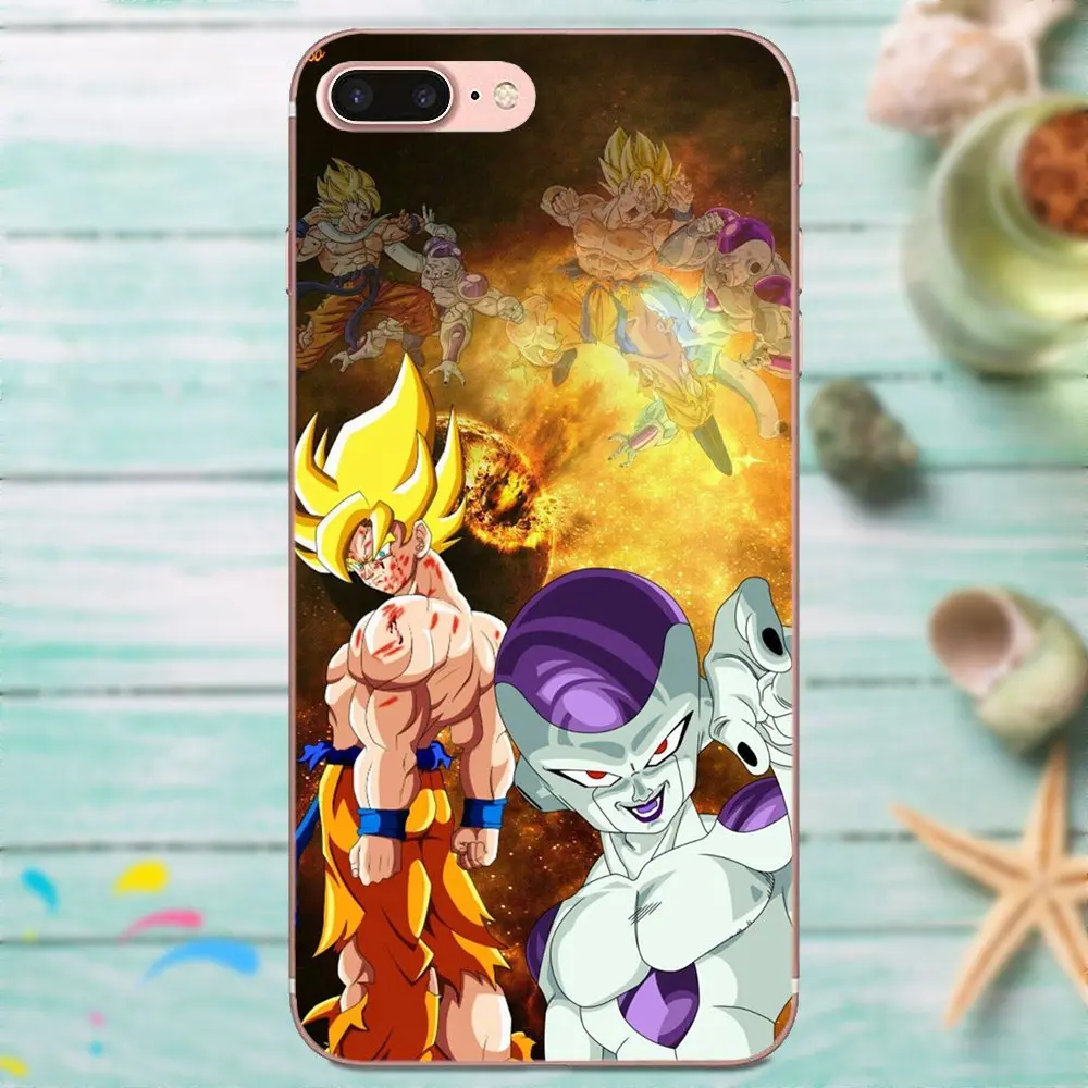 Мягкий чехол с мультяшным драконом Z Super Frieza для Apple iPhone X XS Max XR 4 4S 5 5C 5S SE 6 6S 7 8 Plus |