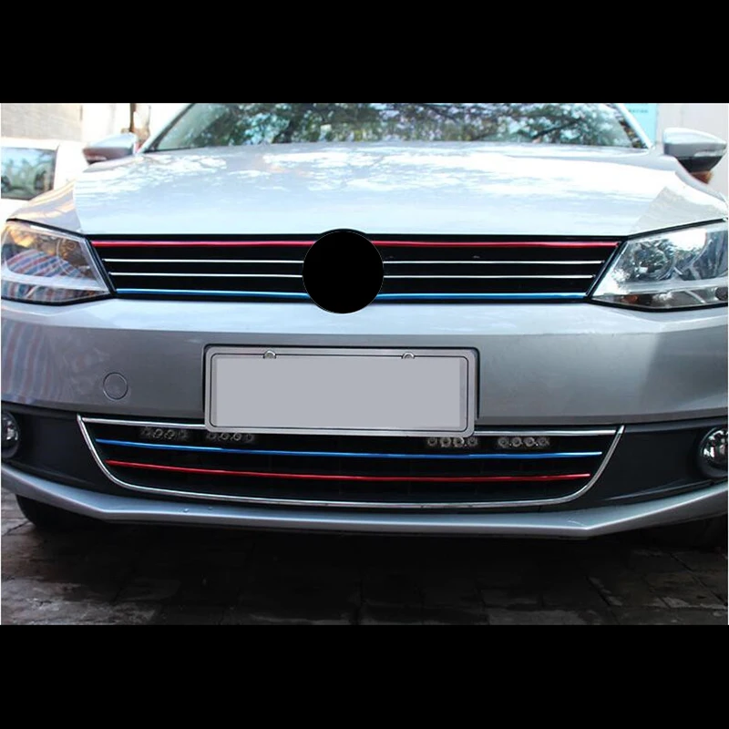 Автомобильные декоративные полосы центральные хромированные обычные полоски