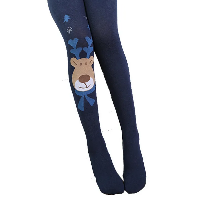 

2018 Новое поступление осенне-зимние рождественские колготки для девочек Детские Колготки с рисунком лося колготки ярких цветов для маленьк...