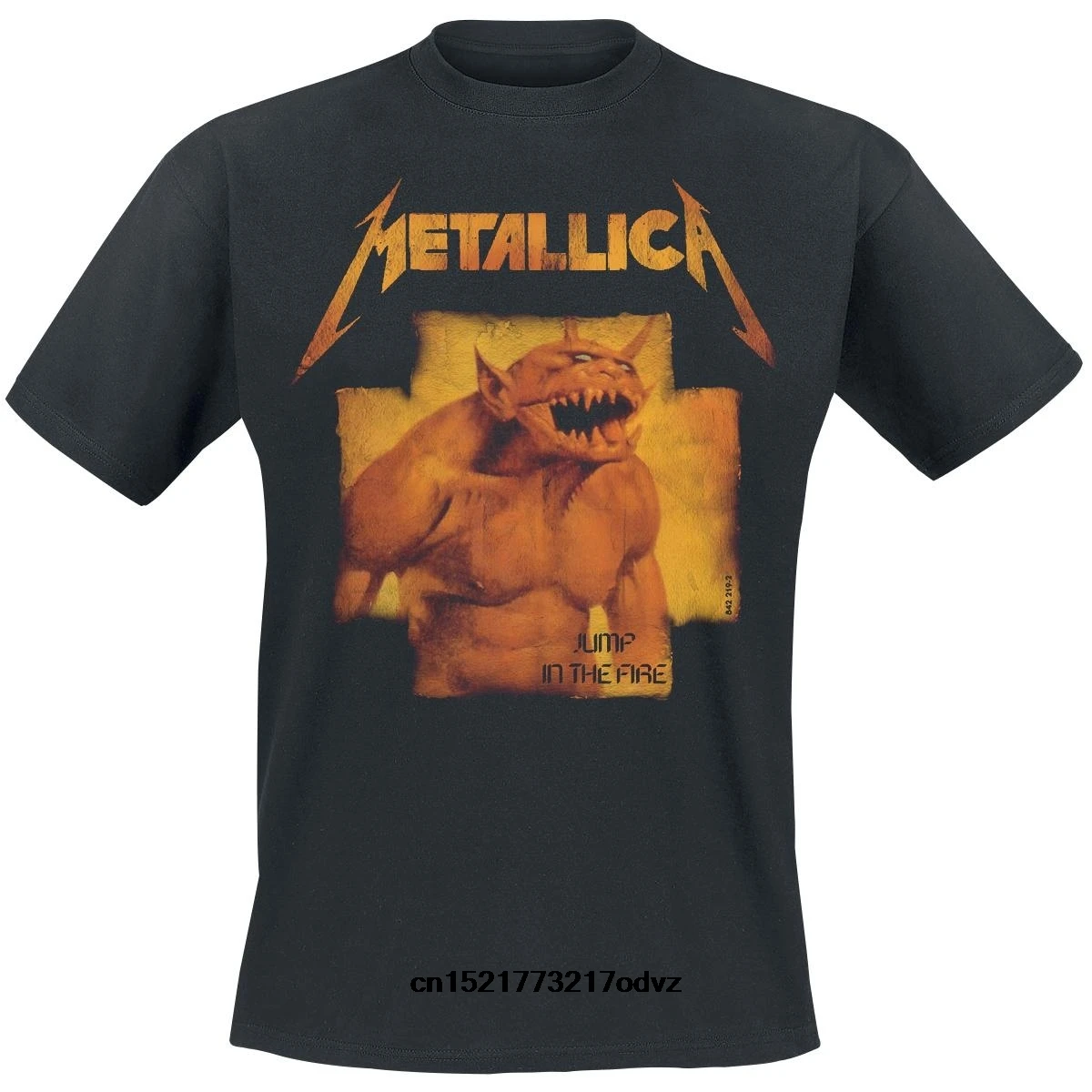Возьмите Для мужчин футболка модные JITF европейского тура 1984 Metallica Высокое