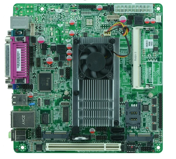 Материнская плата Intel Atom D525 материнская x86 mini itx atom /6 * COM/ 2 SATA2 / MSATA|intel d525|atom motherboardmini