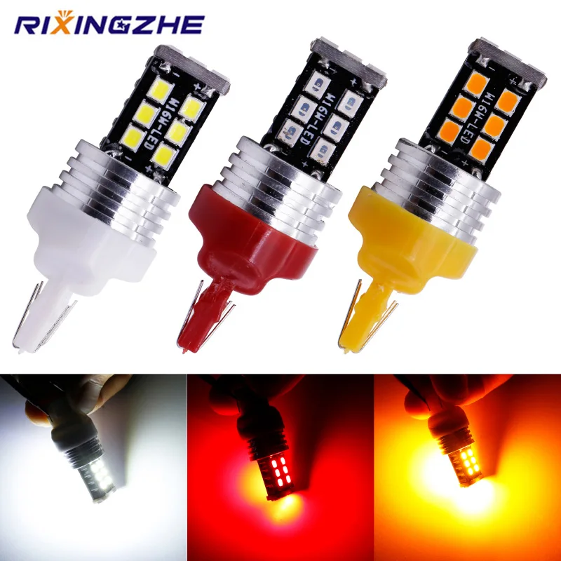 Светодиодный сигнал поворота RXZ 2 шт. T20 W21/5 Вт 7443 7440 W21W 2835 15SMD 7444NA задние стоп