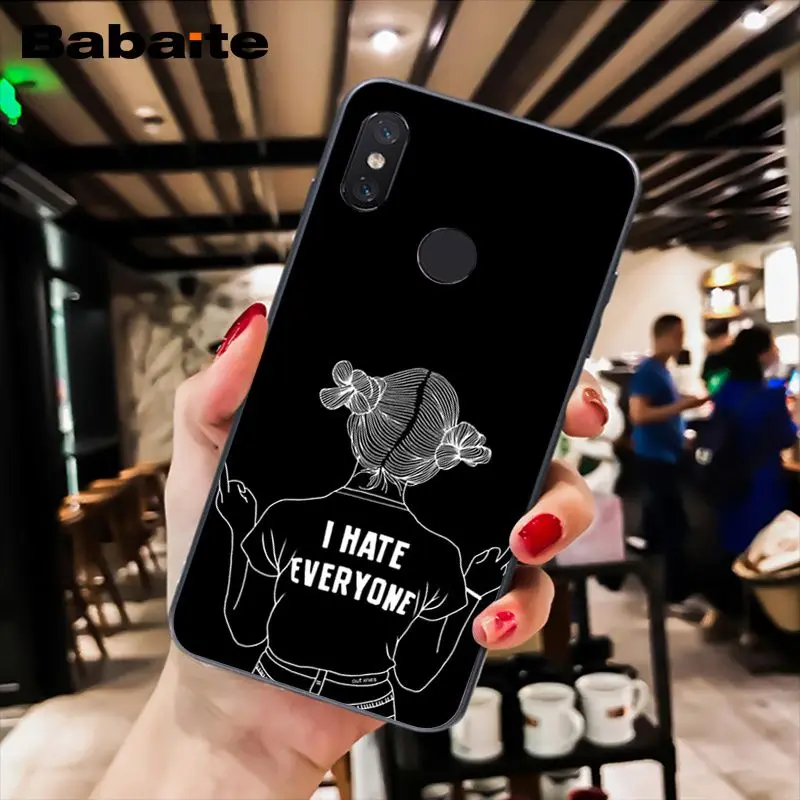 Babaite белый луны и звезд Космос астронавт чехол для телефона для Xiaomi MiA1 A2 lite F1 Redmi8 6A 4X 5Plus S2 Note7 8Pro 5A 7A