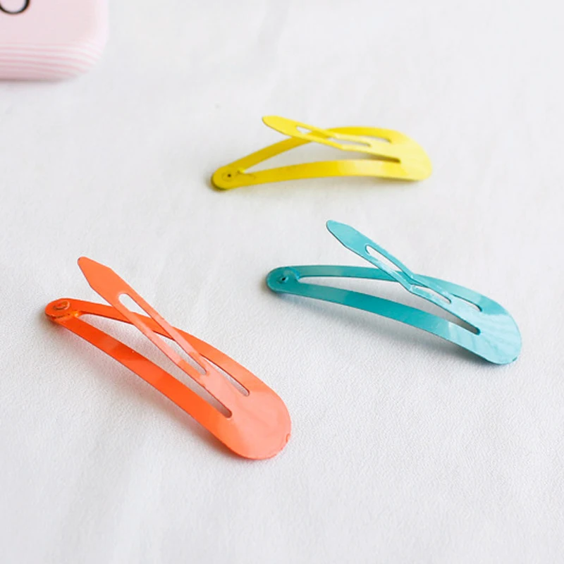 

Sale 10pcs Fashion Children Girls hair clip BB candy color headwear Lovely Kids hairpin