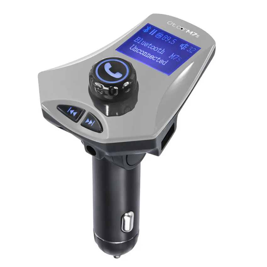 Bluetooth FM Transmitter Wireless In-Car Radio Adapter Car Kit with USB Charging for iPhone LG HTC Nexus Motorola | Автомобили и