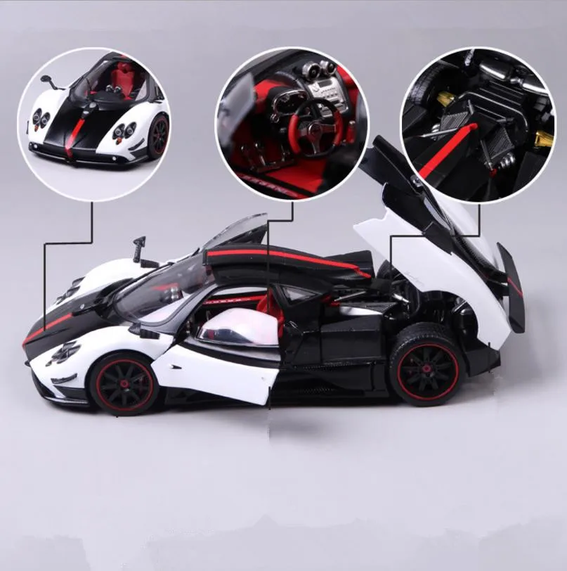 Автомобильная модель Pagani Zonda с высокой имитацией 1:18 передовая Коллекция игрушек