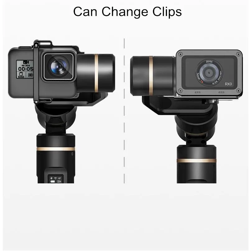 FeiyuTech Feiyu G6 ручной карданный стабилизатор для Gopro Hero 6 5 RX0 экшн-камера Wifi+ BlueTooth OLED экран угол наклона
