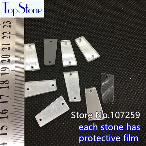 29N 11x22mm TopStone зеркальные пришивные стразы 30 форм с плоской задней стороной акриловые пришивные камни 30 шт. для платьев аксессуары для одежды - Цвет: 29N 11x22mm