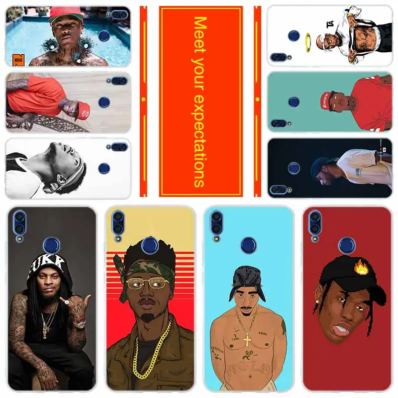 Мягкий силиконовый чехол для Huawei Honor 30 20 Pro 10 9 9X Lite 10i 9a 8a 7a 30s rapper yg|Бамперы| |