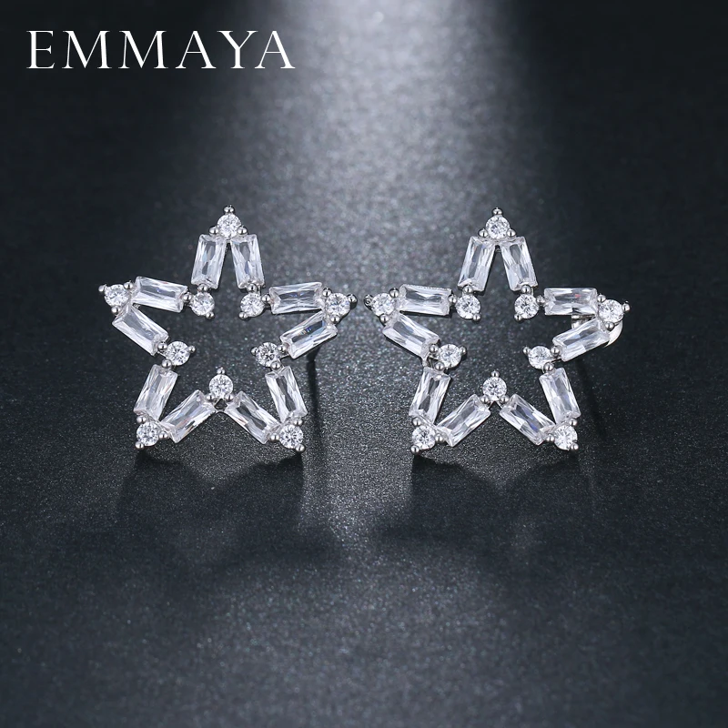 Роскошные серьги-пусеты emmaya для женщин подлинные оригинальные украшения в