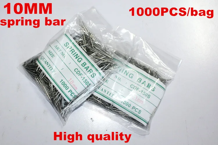 Wholesale 1000PCS / bag High quality watch repair tools & kits 10MM  spring bar watch repair parts -041401