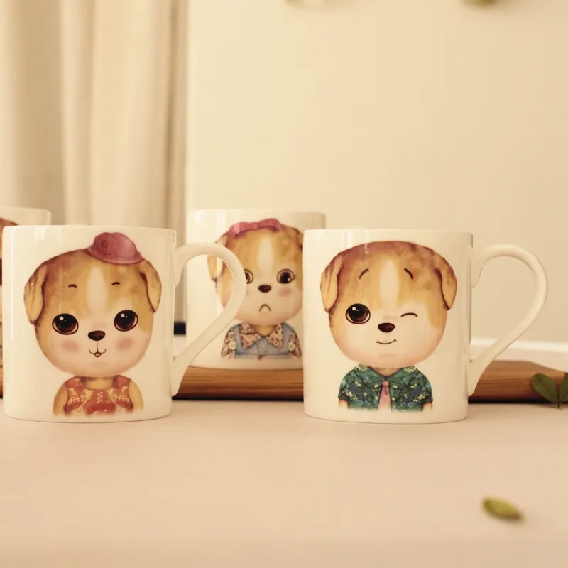 Высококачественные керамические кружки для собак креативная кружка воды кофе